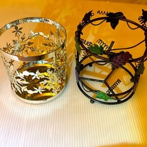 (2) Yankee Candle jar Holders